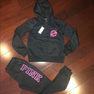 Pink and Nike joggers